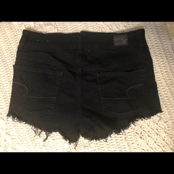 black jean shorts - Picture 2 of 2